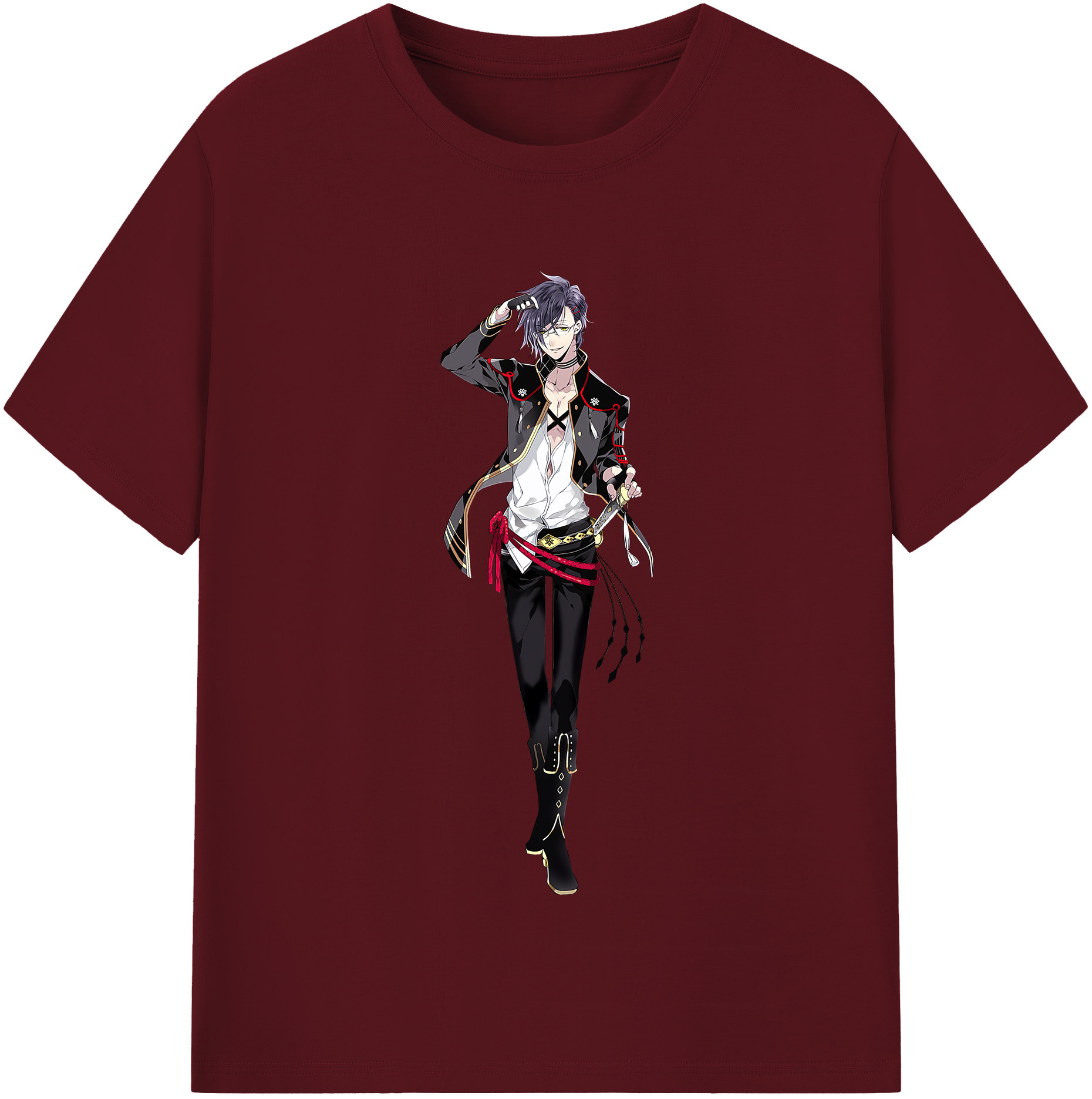 （画像用） 刀剣乱舞 Touken Ranbu 綿100％半袖Tシャツ（フロントプリント）